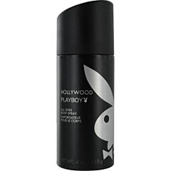 Playboy Hollywood By Playboy Deodorant Body Spray 4 Oz - As Picture