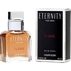 Eternity Flame By Calvin Klein Edt 0.33 Oz Mini - As Picture
