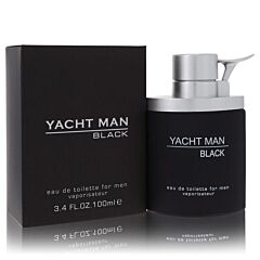 Yacht Man Black By Myrurgia Eau De Toilette Spray 3.4 Oz - 3.4 Oz
