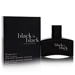 Black Is Black By Nu Parfums Eau De Toilette Spray 3.4 Oz - 3.4 Oz