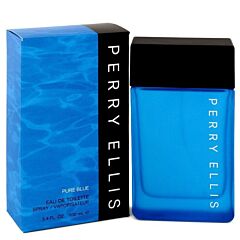 Perry Ellis Pure Blue By Perry Ellis Eau De Toilette Spray 3.4 Oz - 3.4 Oz