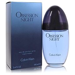 Obsession Night By Calvin Klein Eau De Parfum Spray 3.4 Oz - 3.4 Oz