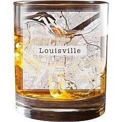 Louisville College Town Glasses (set Of 2) - 13.5 Fl Oz Clear