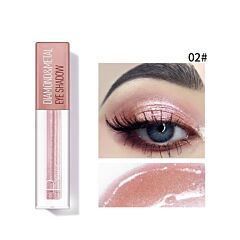 Pudaier Diamond Shimmer & Glow Liquid Eyeshadow | Matte Finished - Color #02 Pink - 02