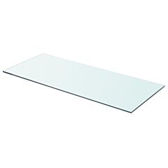 Shelf Panel Glass Clear 27.6"x11.8" - Transparent