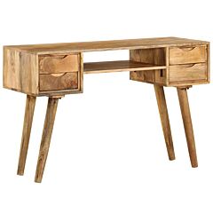 Writing Desk Solid Mango Wood 45.3"x18.5"x30" - Brown