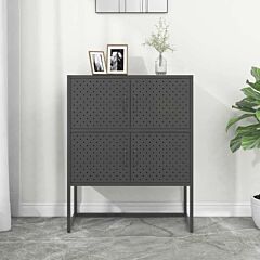 Highboard Anthracite 31.5"x13.8"x39.4" Steel - Anthracite