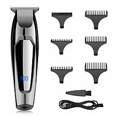 (do Not Sell On Amazon) Hair Trimmer Professional Hair Clippers For Men Cordless Haircut Kit Beard Trimmer Rechargable Beard Shaver Suitable For Home & Salon--ys - As Picture