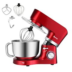 Zokop Zk-1503 Chef Machine 5.5l 660w Mixing Pot With Handle Red Spray Paint - Red