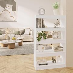 Book Cabinet/room Divider White 31.5"x11.8"x53.1" Chipboard - White