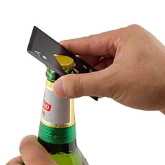 1pcs Creative Stainless Steel Poker Spade A Multifunctional And Durable Beer Bottle Opener - Black