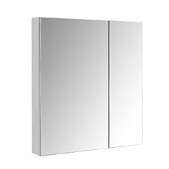 30 Inches Long 26 Inches Wide Mirror Cabinet Surface Mount Or Recess Aluminum Bathroom Medicine Cabinet Adjustable Shelves - As Picture