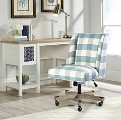 Armless Upholstered Office Chair - As Picture