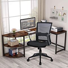 Dr Office Chair Ergonomic Mesh Desk Chairs, Home Office Chair With Lumbar Support Swivel Computer Chair For Office Conference Room Executive Task Chair C-2369-10-bk - Black